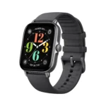 Amazfit GTS 4 Mini New com a pulseira na cor preta